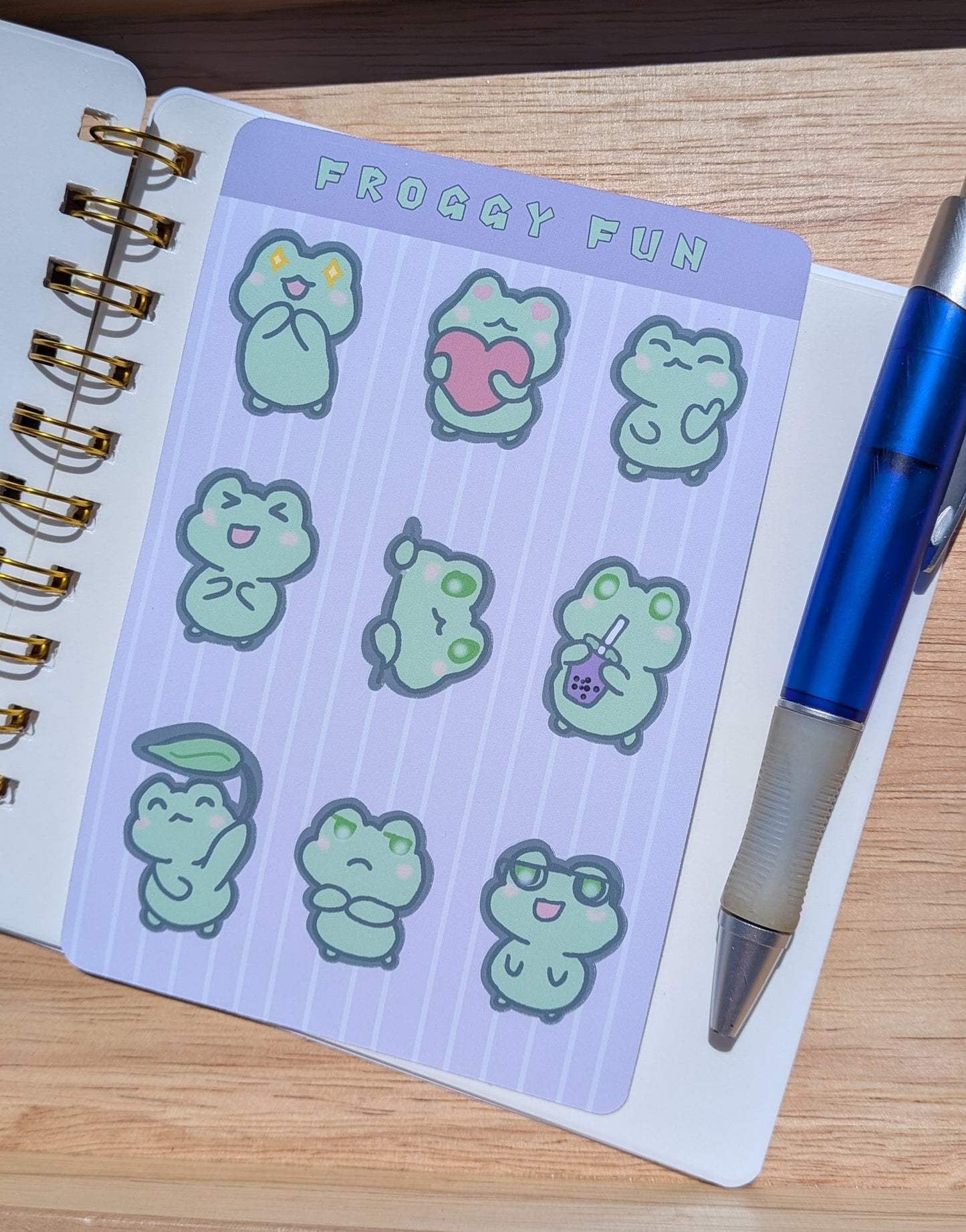 Froggy Fun Sticker Sheet