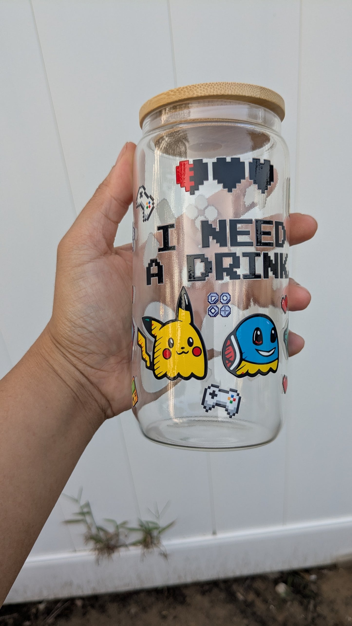 Pokeman Pacman Libby Cup Tumbler