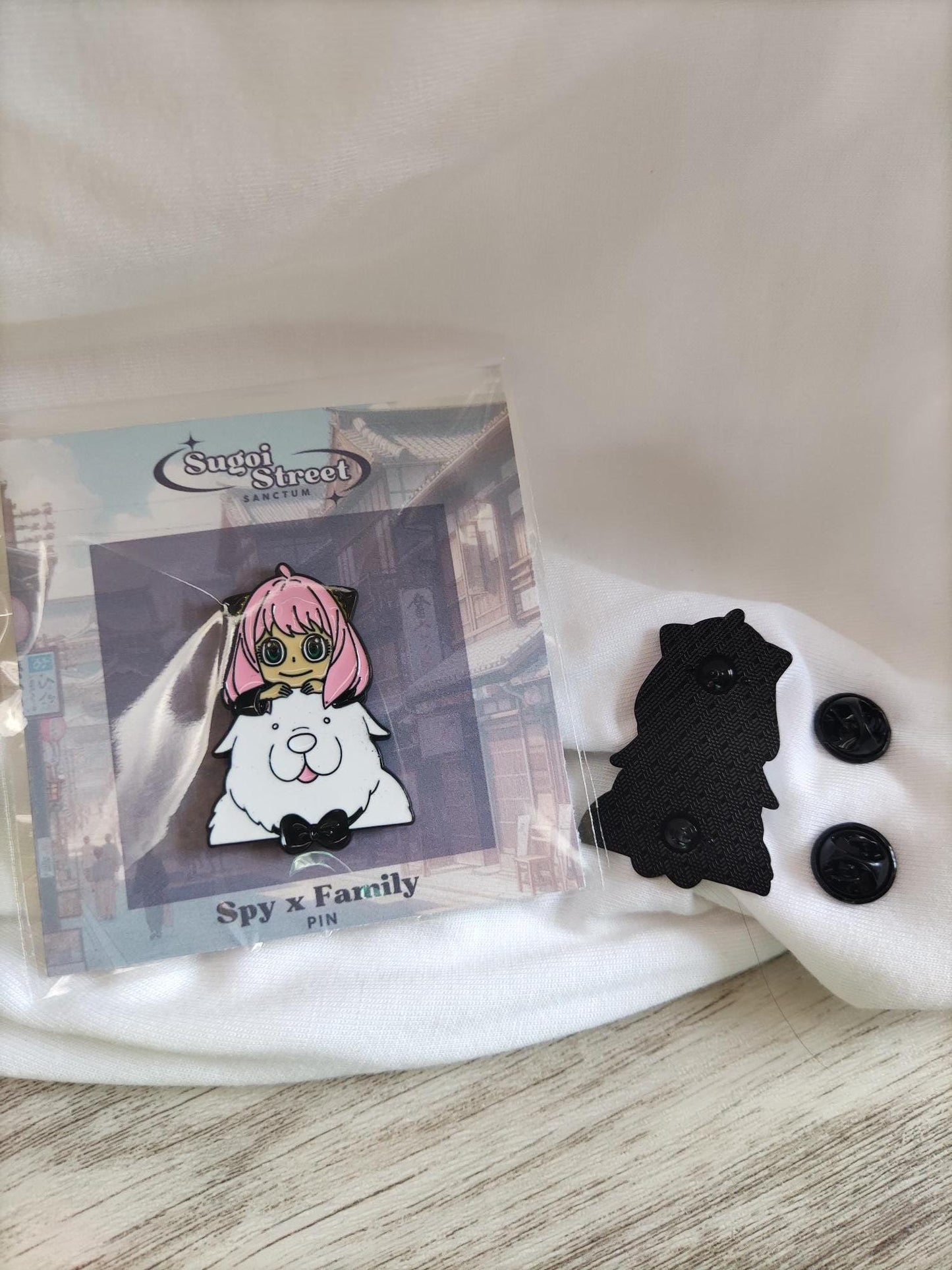 Anya Forger Pin, Bond Forger Soft Enamel Pin