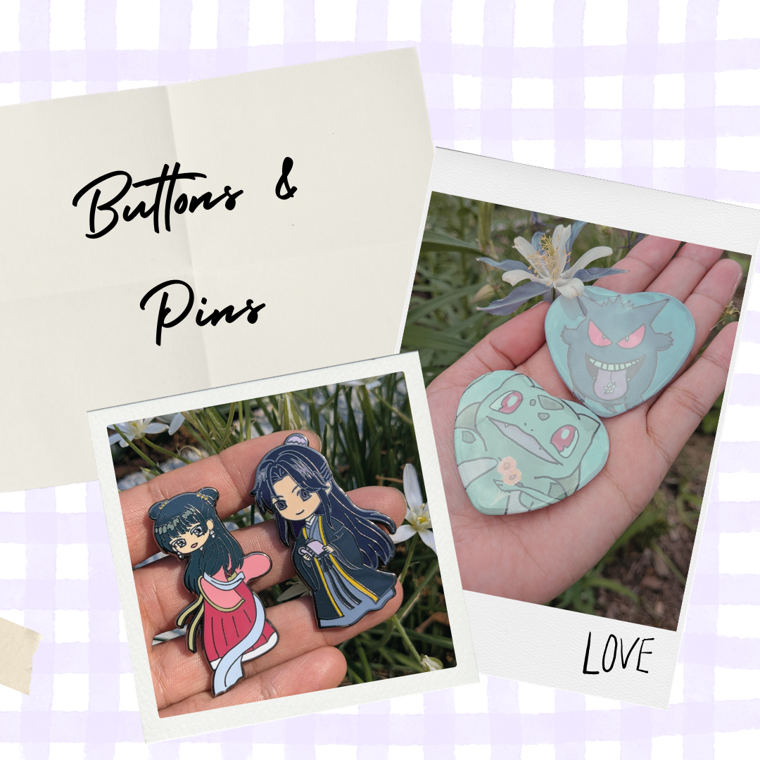 Buttons and Pins