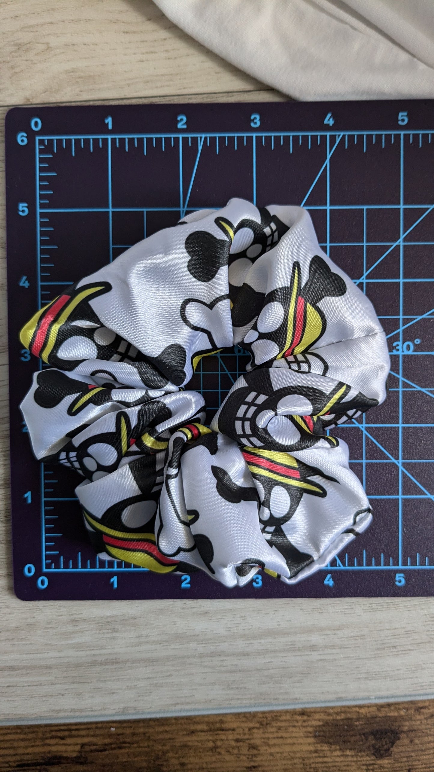 One Piece White Scrunchie