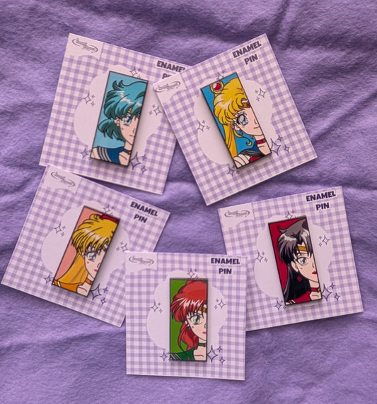 Sailor Scout Enamel Pins