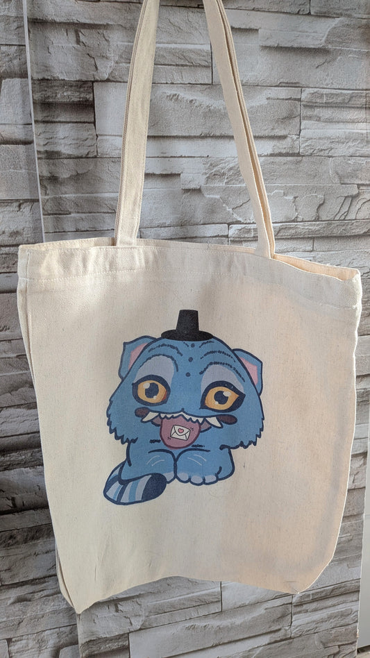 KPop Tote Bag: Derpy Zippered Tote Bag