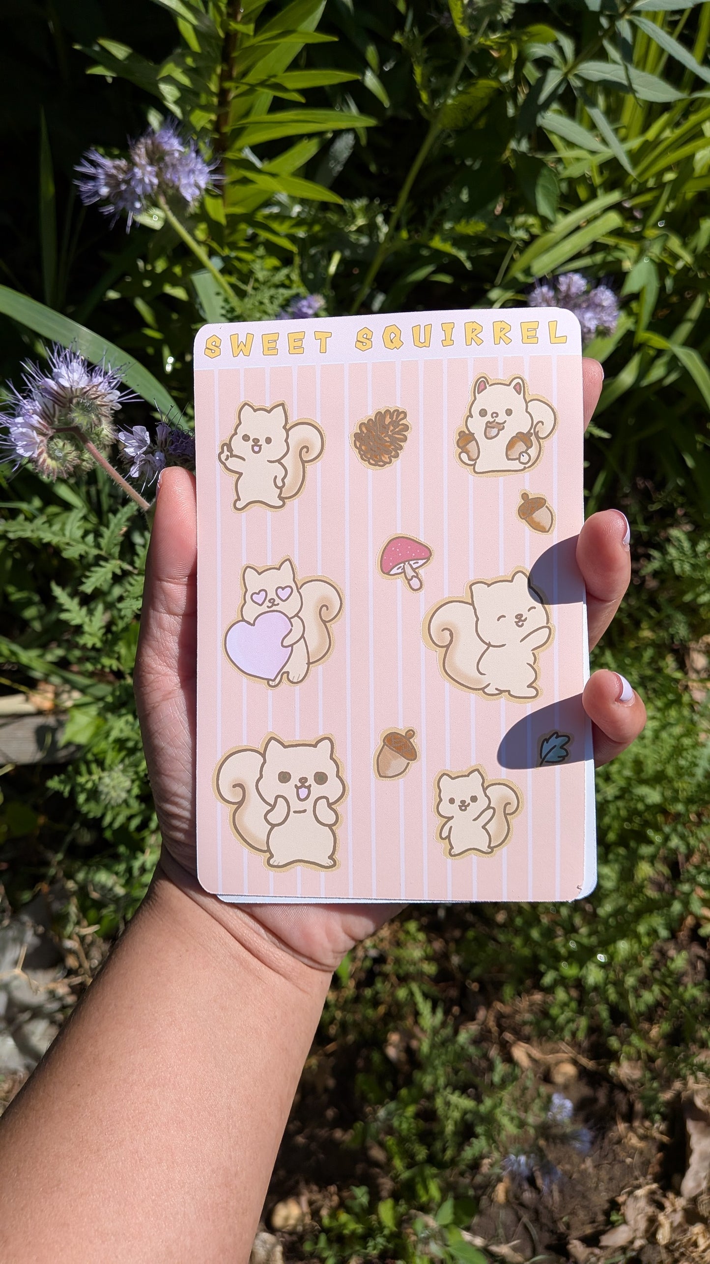 Sweet Squirrel Sticker Sheet