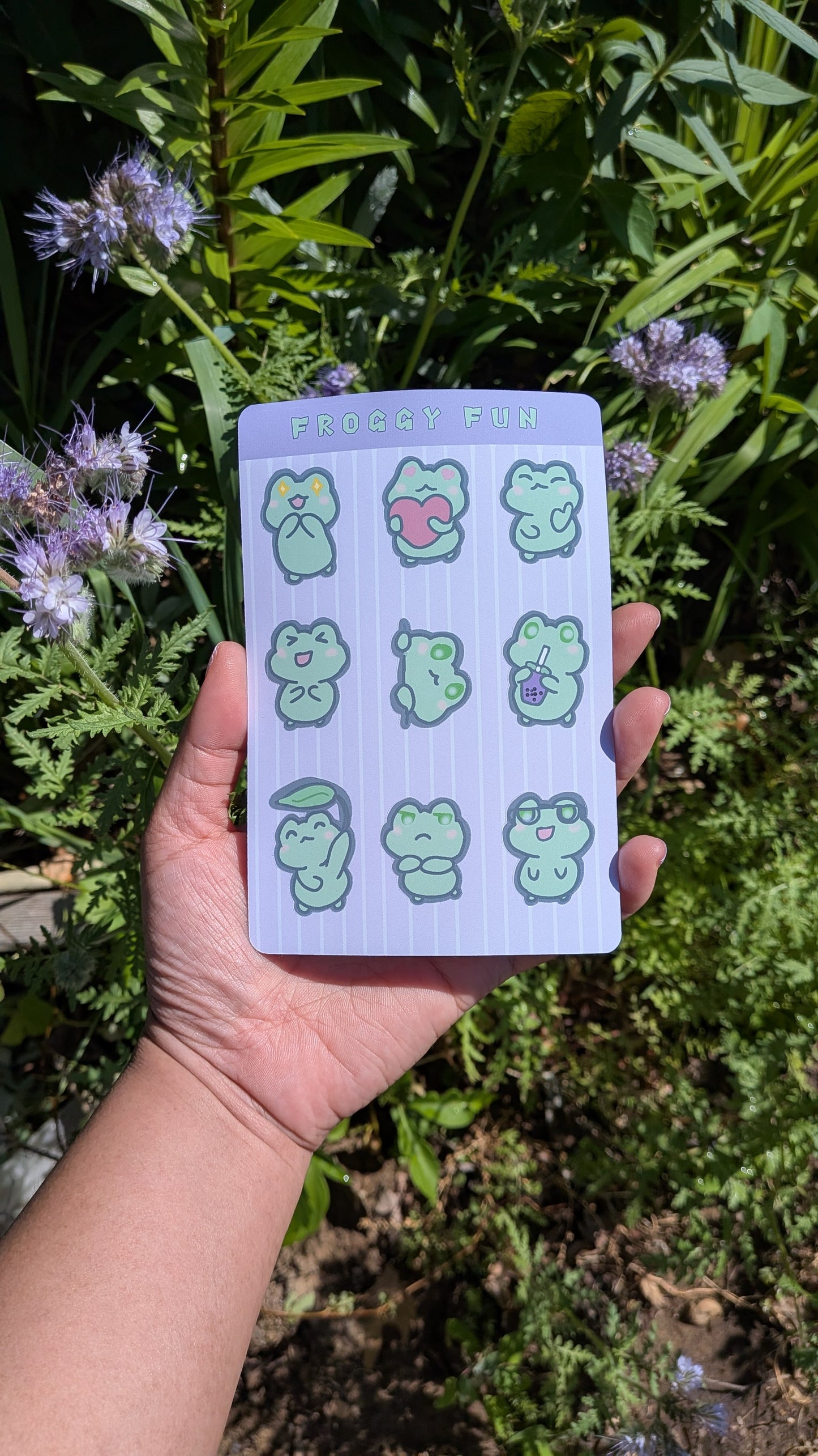 Froggy Fun Sticker Sheet