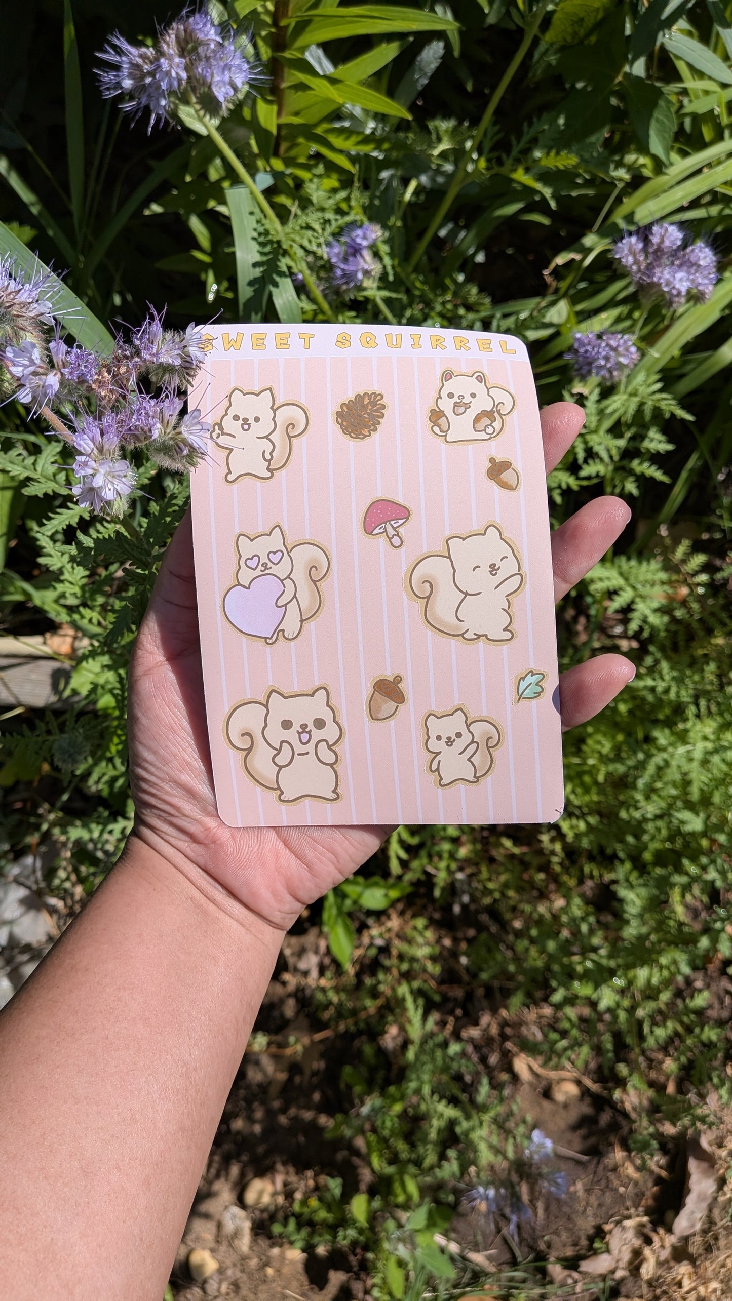 Sweet Squirrel Sticker Sheet