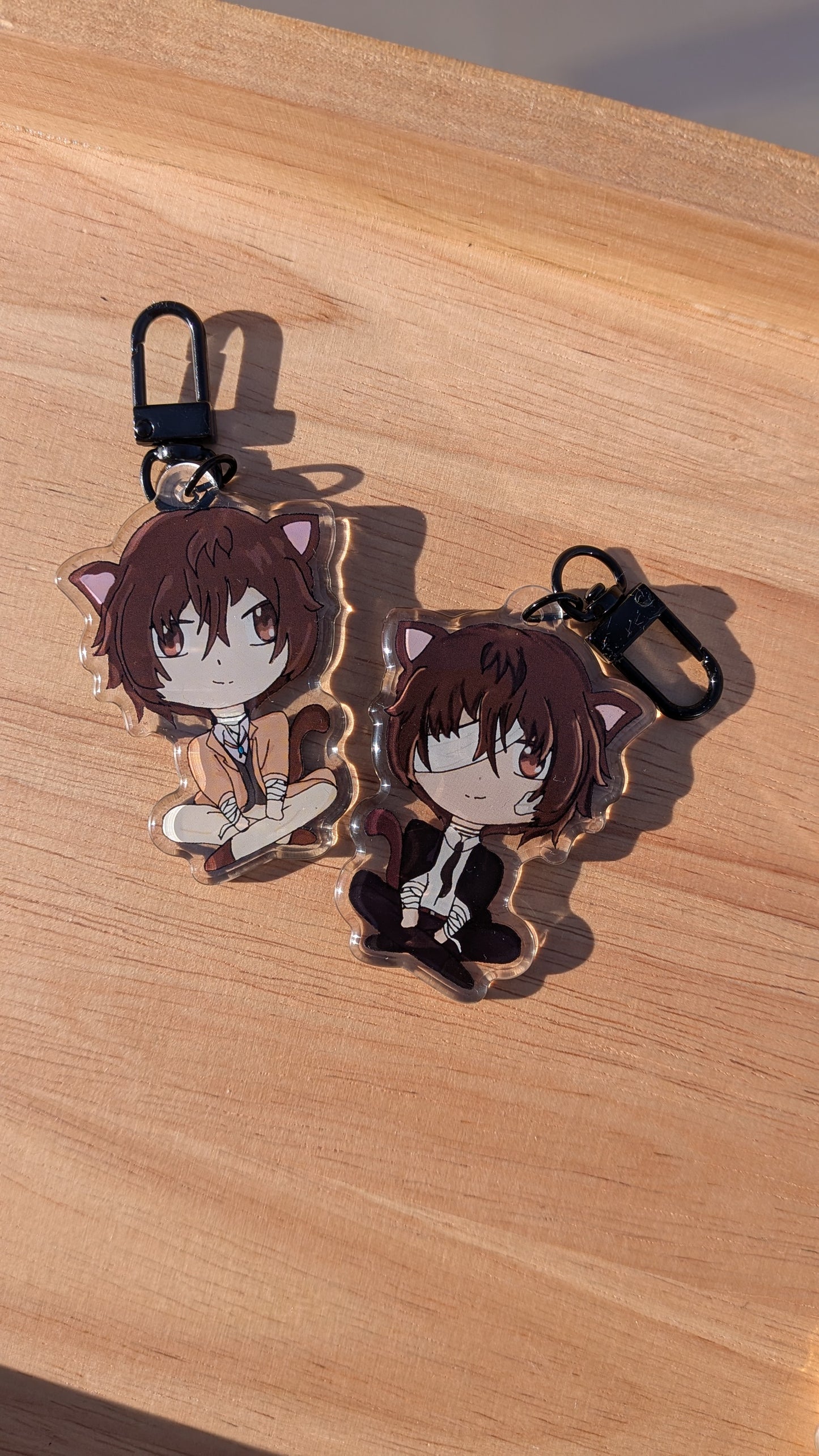 Dazai, Chuuya & Atsushi Acrylic Keychain