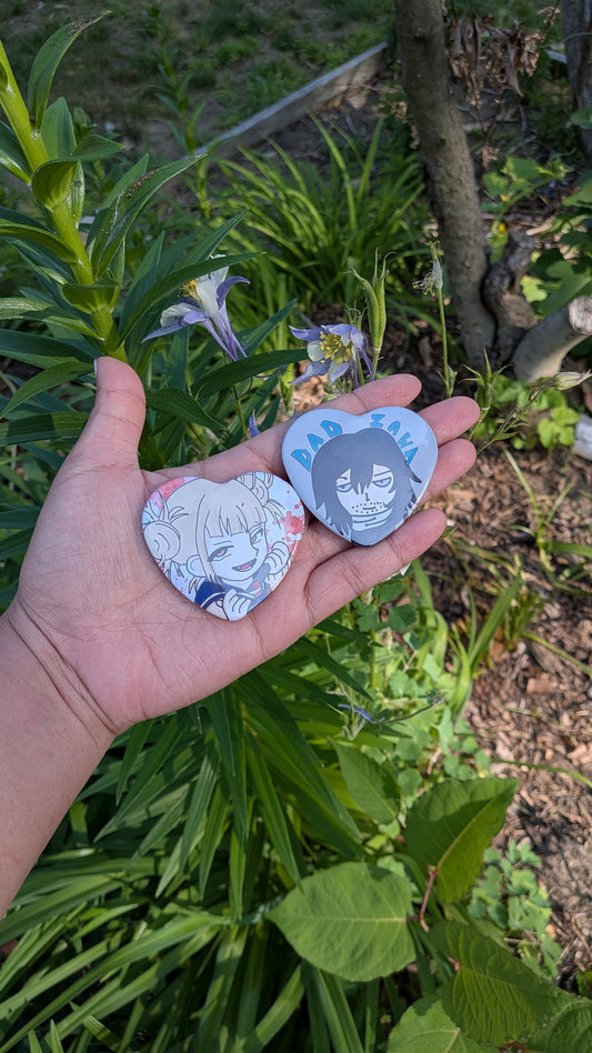 MHA Heart Buttons