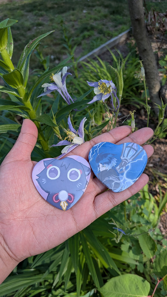 Genshin Impact Heart Buttons