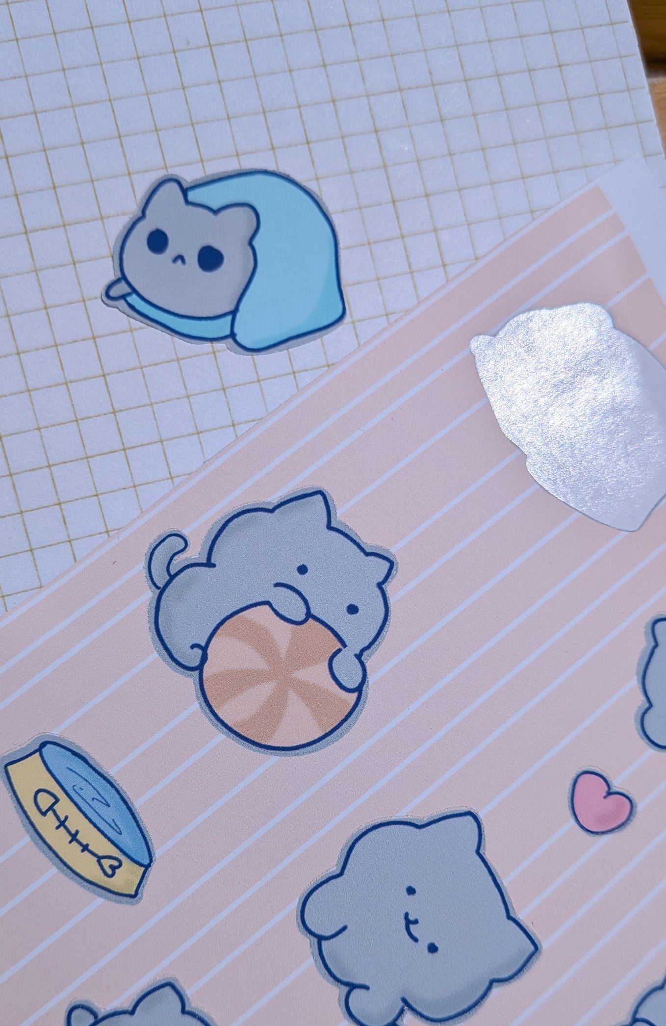 Kawaii Kitten Sticker Sheet