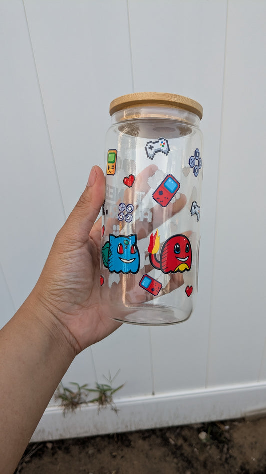 Pokeman Pacman Libby Cup Tumbler