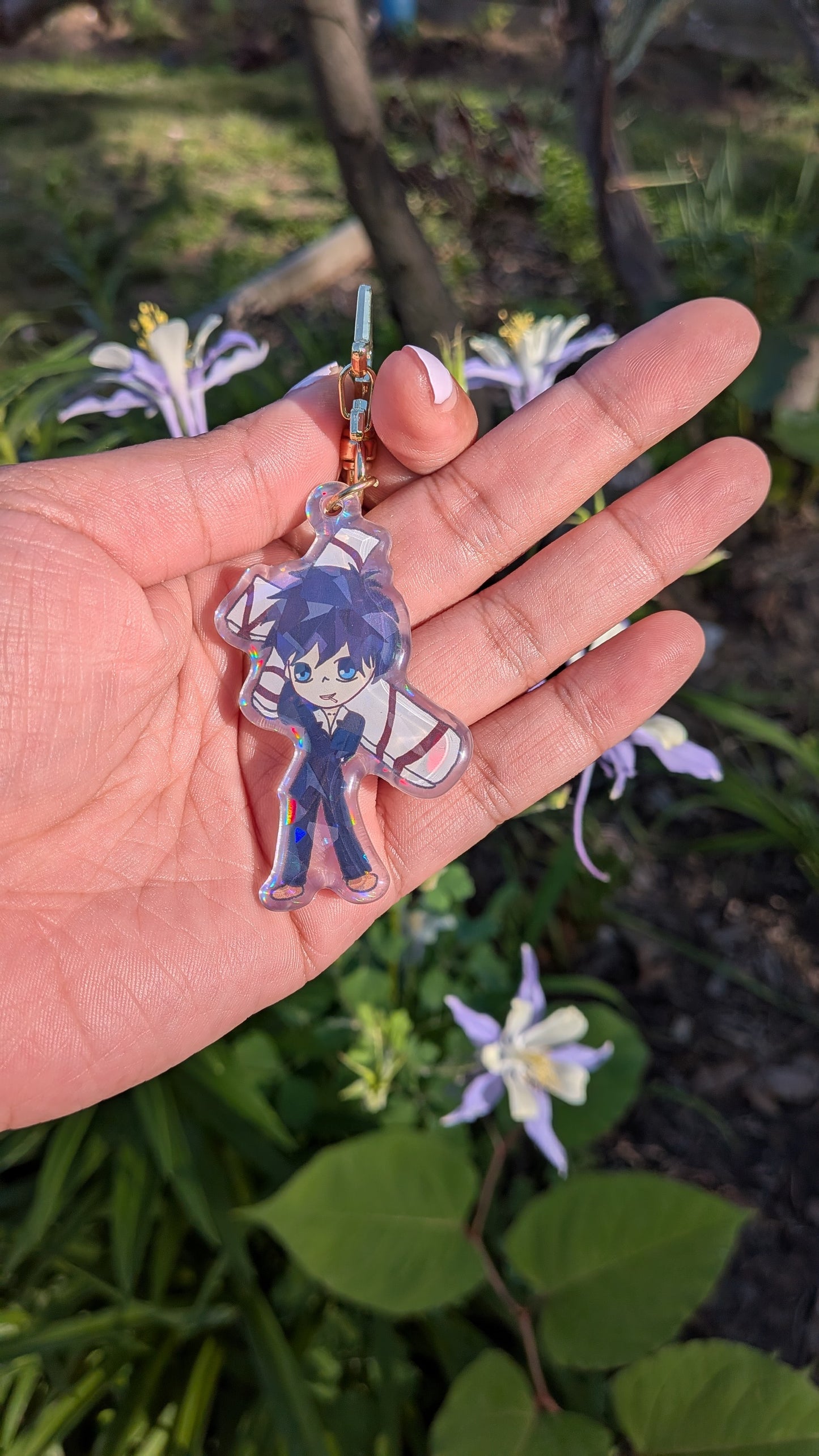 Trigun Acrylic Keychains: Classic 90s Sci-Fi Anime Inspired Keychain