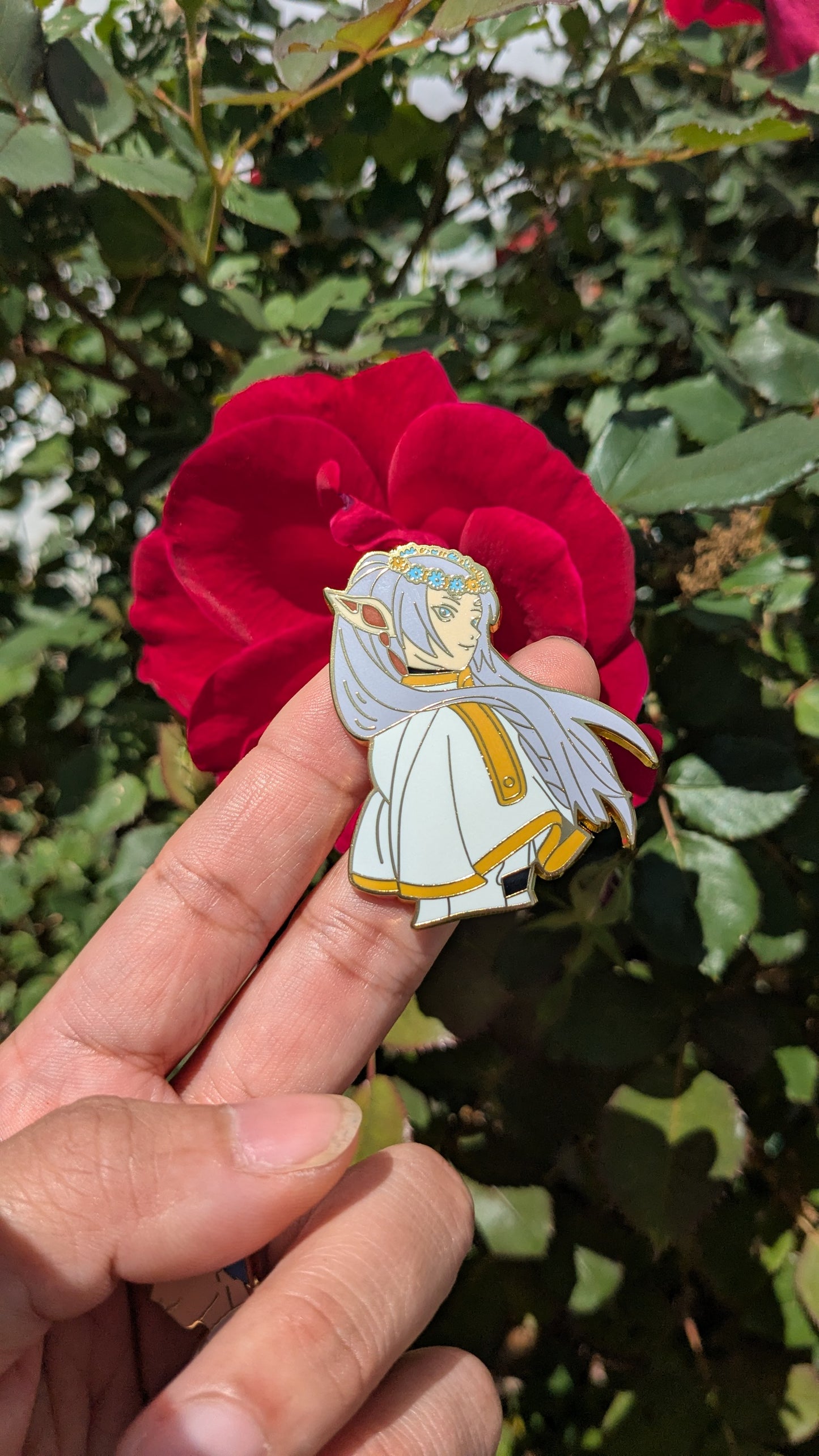 Frieren and Himmel Hard Enamel Pin