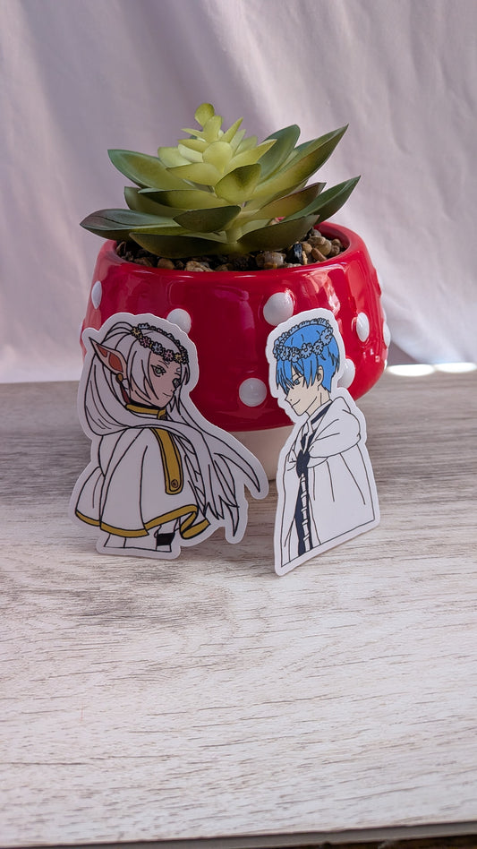 Frieren and Himmel Stickers