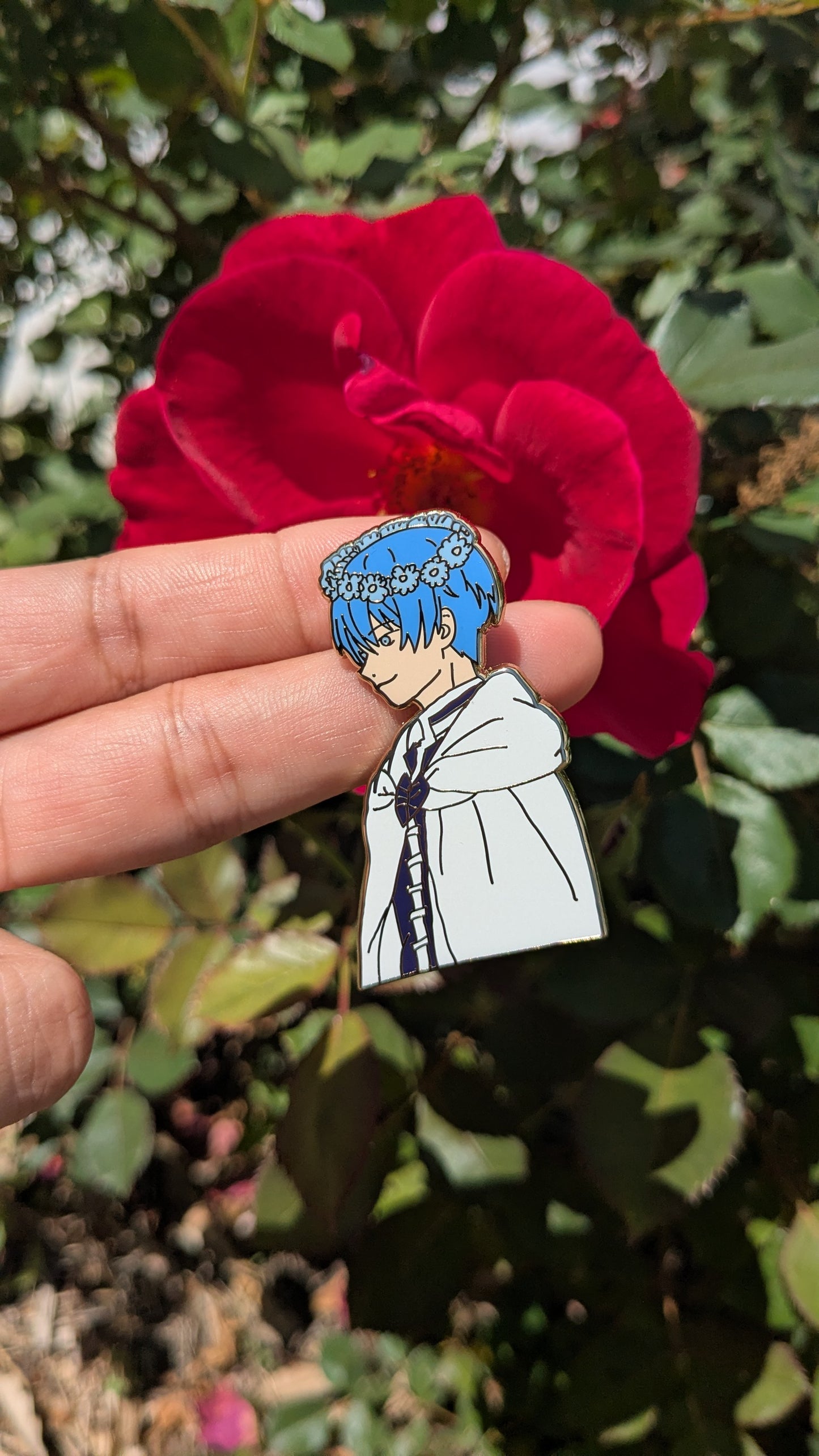 Frieren and Himmel Hard Enamel Pin
