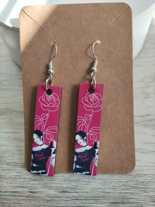 NANA Anime Wood Earrings