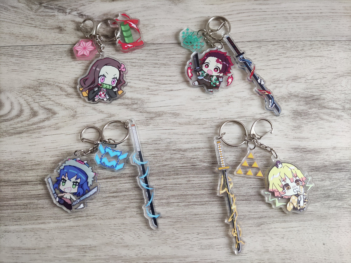 Demon Slayers Acrylic Keychains