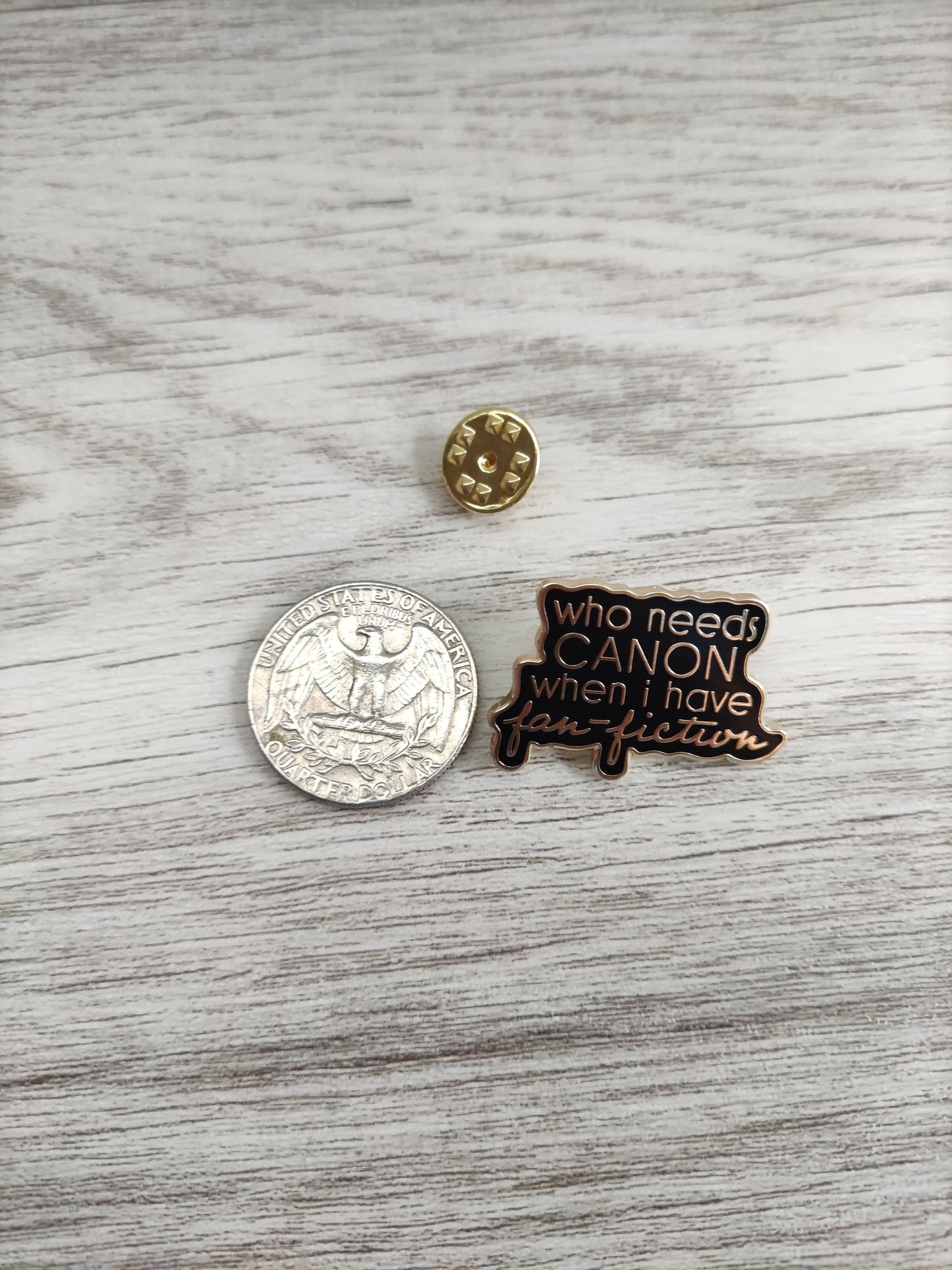 Who Needs Canon Pin, Fanfiction Inspired Pin