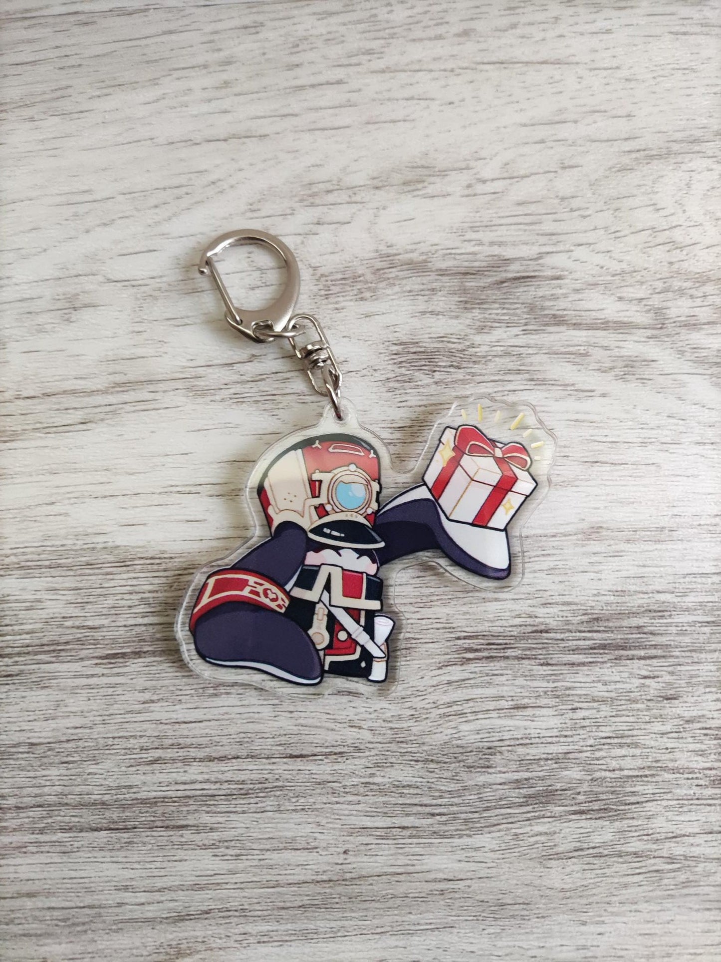 Honkai Star Rail Pom Pom Acrylic Keychain