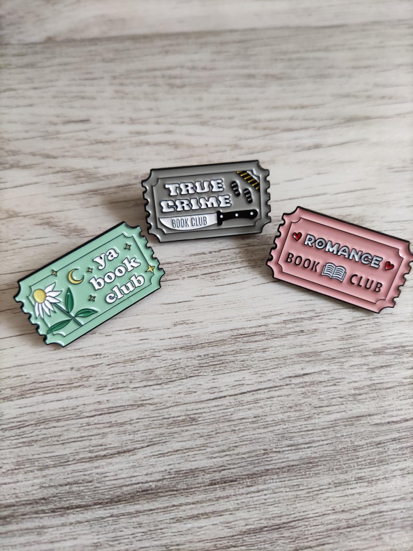 Book Club Pins