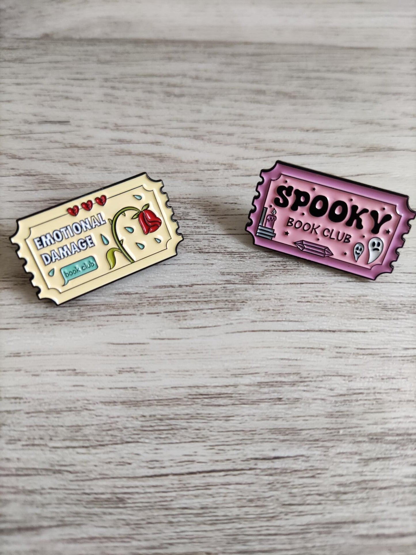 Book Club Pins