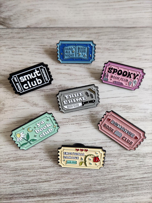 Book Club Pins