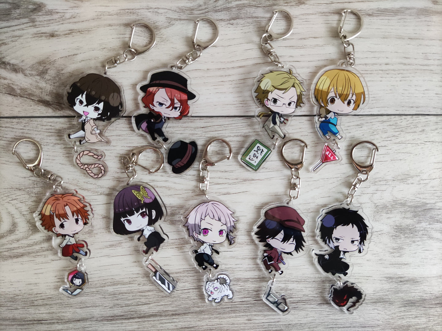 Bungo Stray Dogs Acrylic Keychain