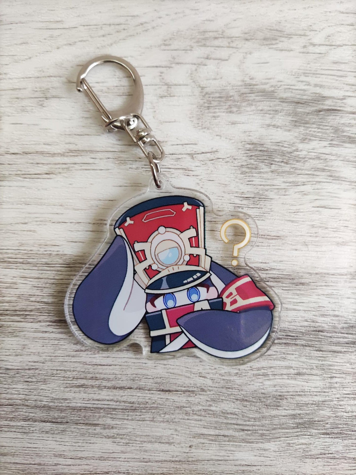 Honkai Star Rail Pom Pom Acrylic Keychain