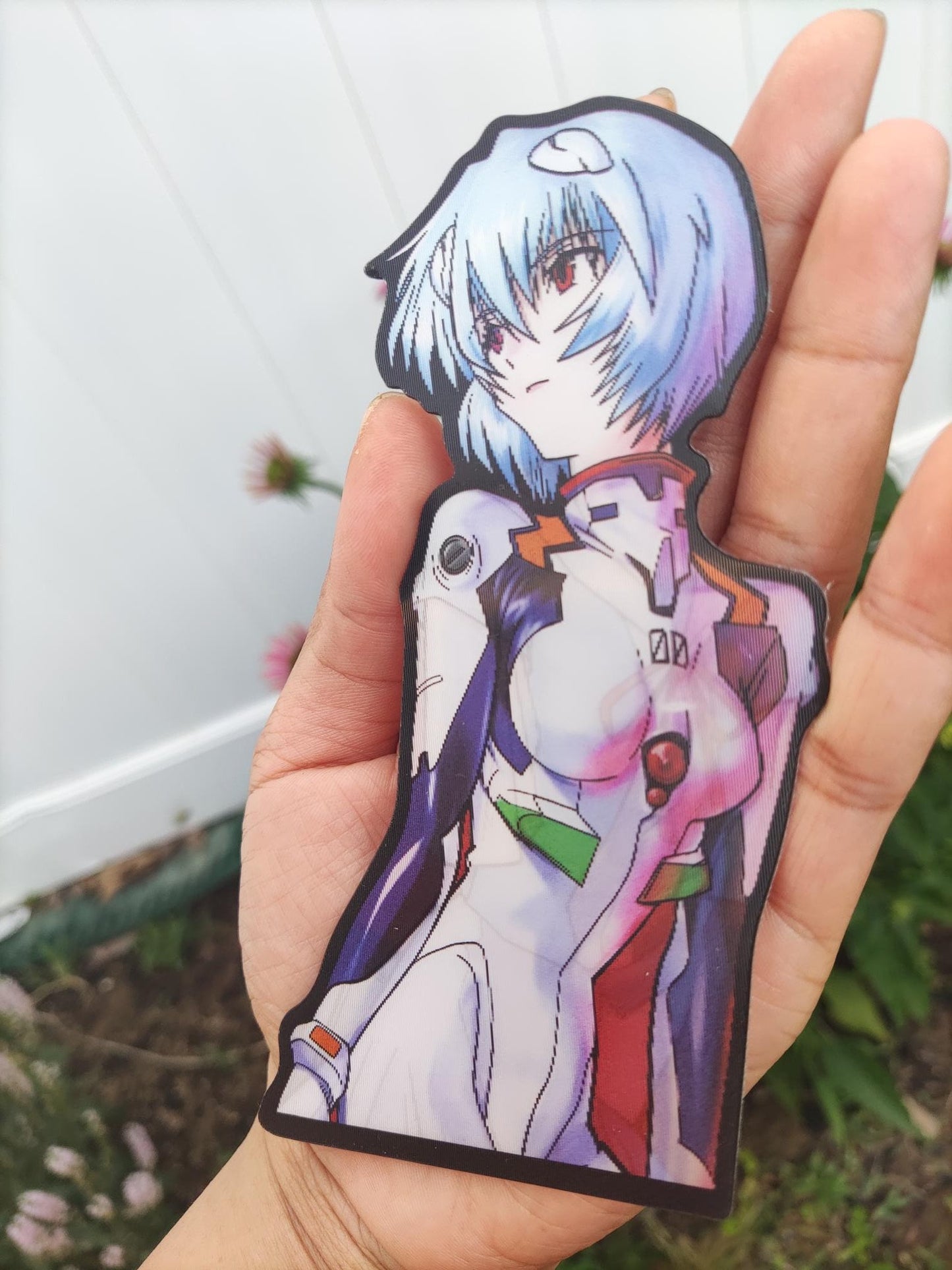 Rei  Motion Sticker, Unit-00 Lenticular Sticker