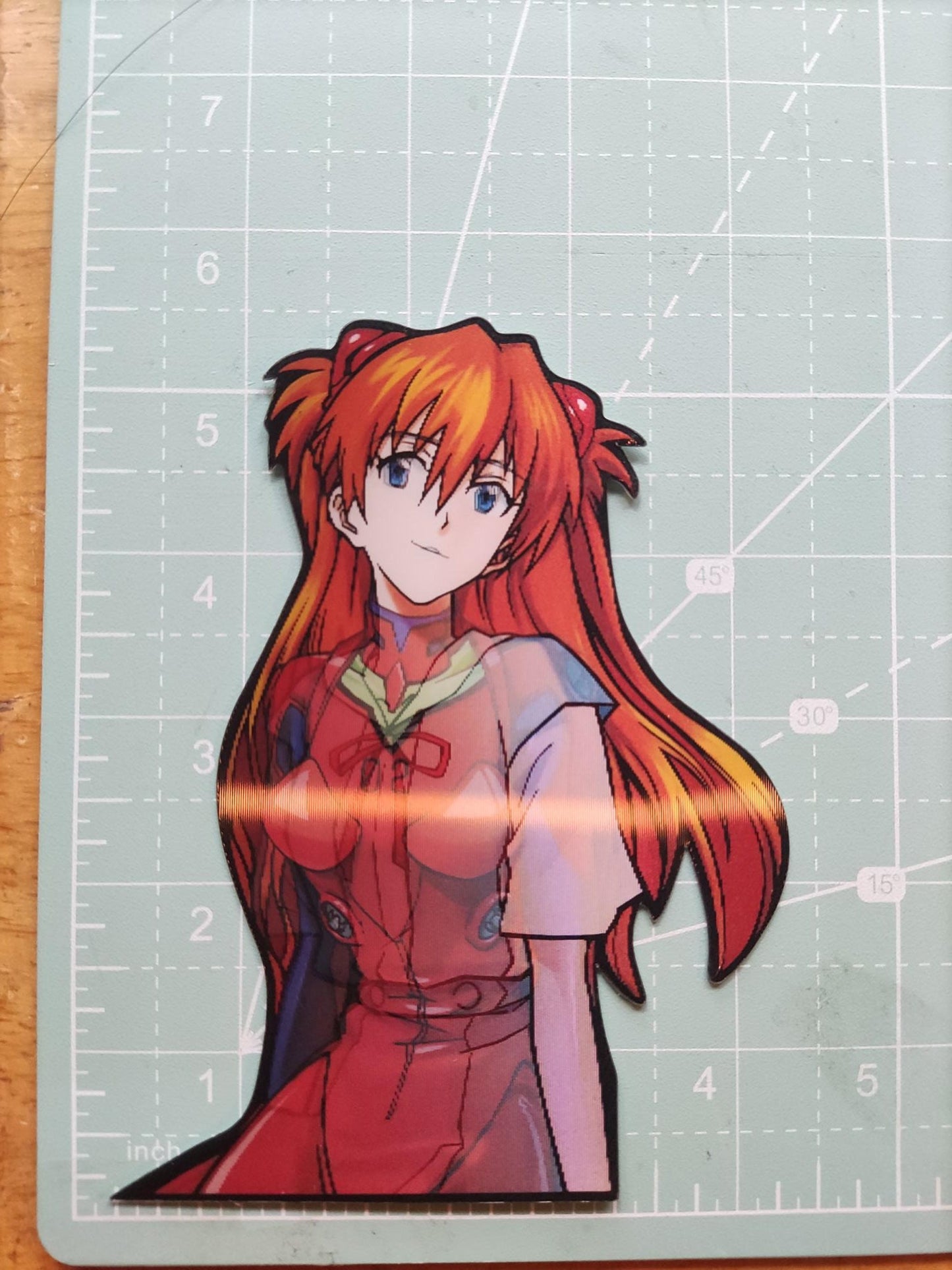 Asuka Motion Sticker, Unit-02 Lenticular Sticker