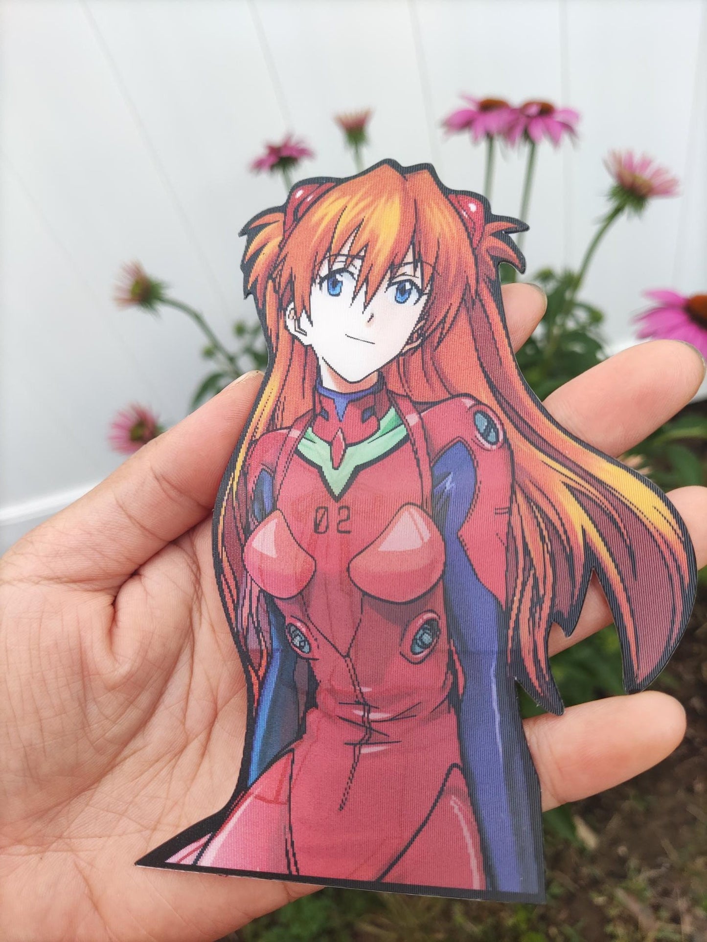 Asuka Motion Sticker, Unit-02 Lenticular Sticker