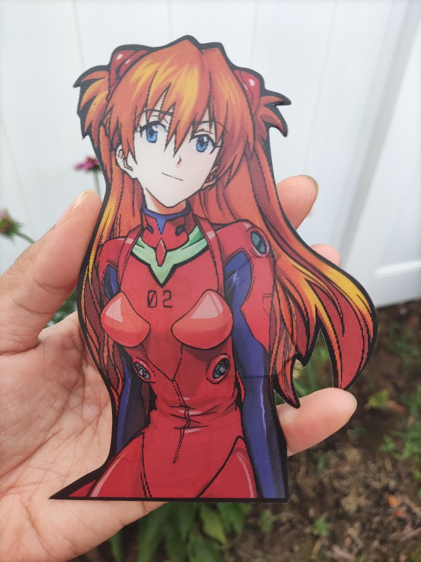 Asuka Motion Sticker, Unit-02 Lenticular Sticker