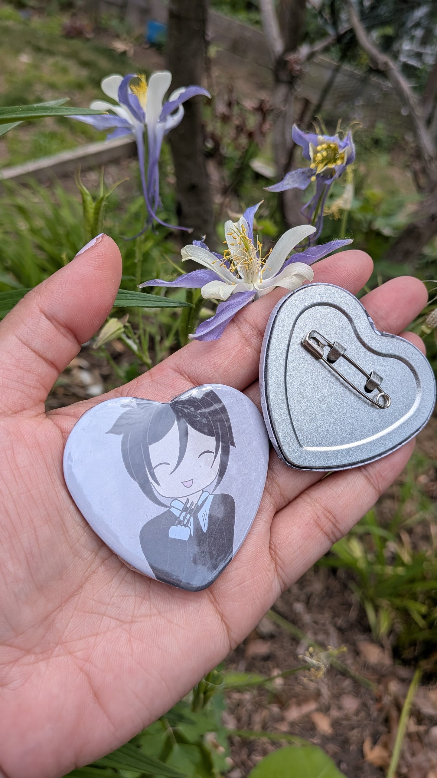 Sebastian Heart Button